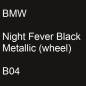 Preview: BMW, Night Fever Black Metallic (wheel), B04.